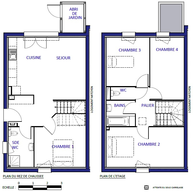 Maison 90m² — Geneston